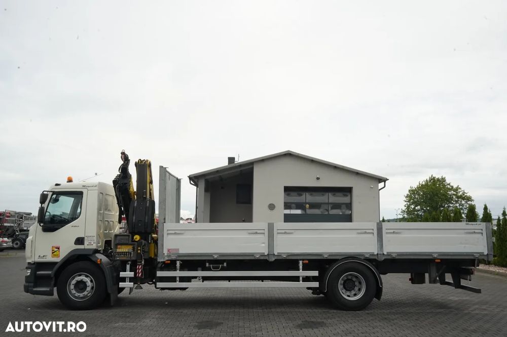 DAF LF 260 / 4X2 / LIVRARE - 7.30 + HDS HYVA HC 153 / RADIOCOMANDĂ / ROTATOR / AUTOMATĂ / EURO 6 - 10