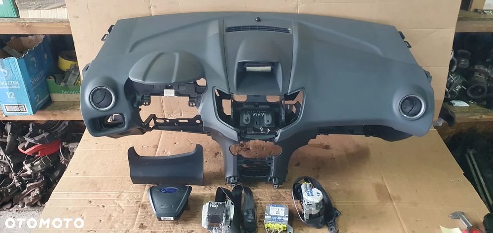 Konsola poduszki pasy AIRBAG sensor zestaw naprawczy Ford Fiesta MK7 ORYGINAŁ !!! - 11