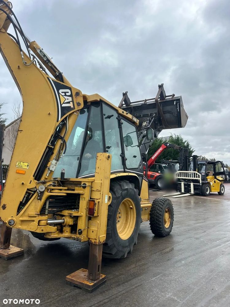 Caterpillar Koparko Ładowarka CAT Caterpillar 428D 428 D Osprzęt 5 Łyżek - 9