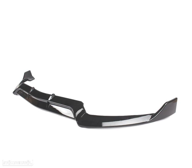 SPOILER LIP FRONTAL MERCEDES CLASE C W205 18-21 LOOK AMG PRETO BRILHANTE - 2