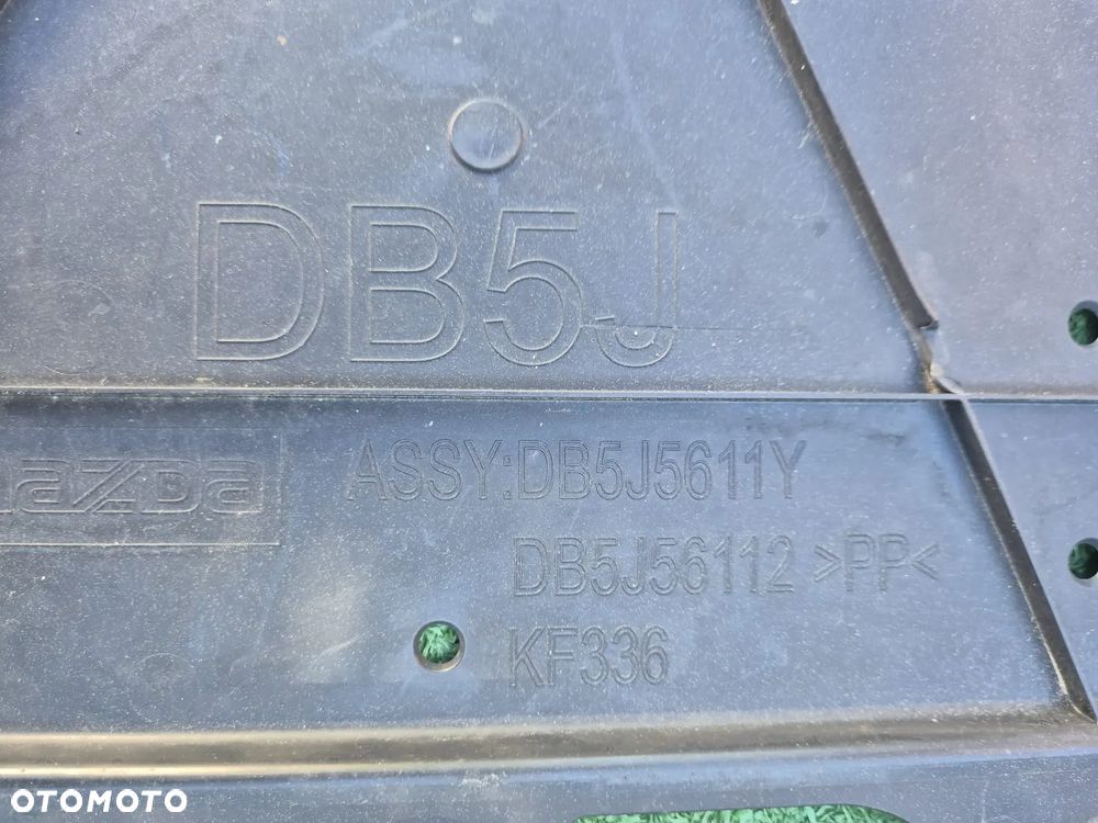 MAZDA 2 Płyta Osłona pod zderzak NOWA DHM15611Y DHM1  DB5J5611Y DB5J - 6