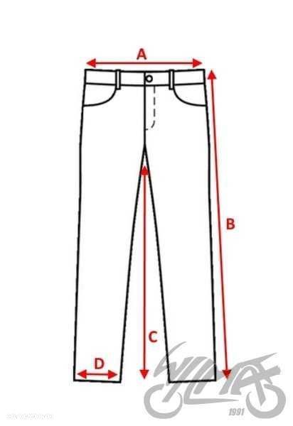 SPODNIE motocyklowe FASTER JEANS blue - 4