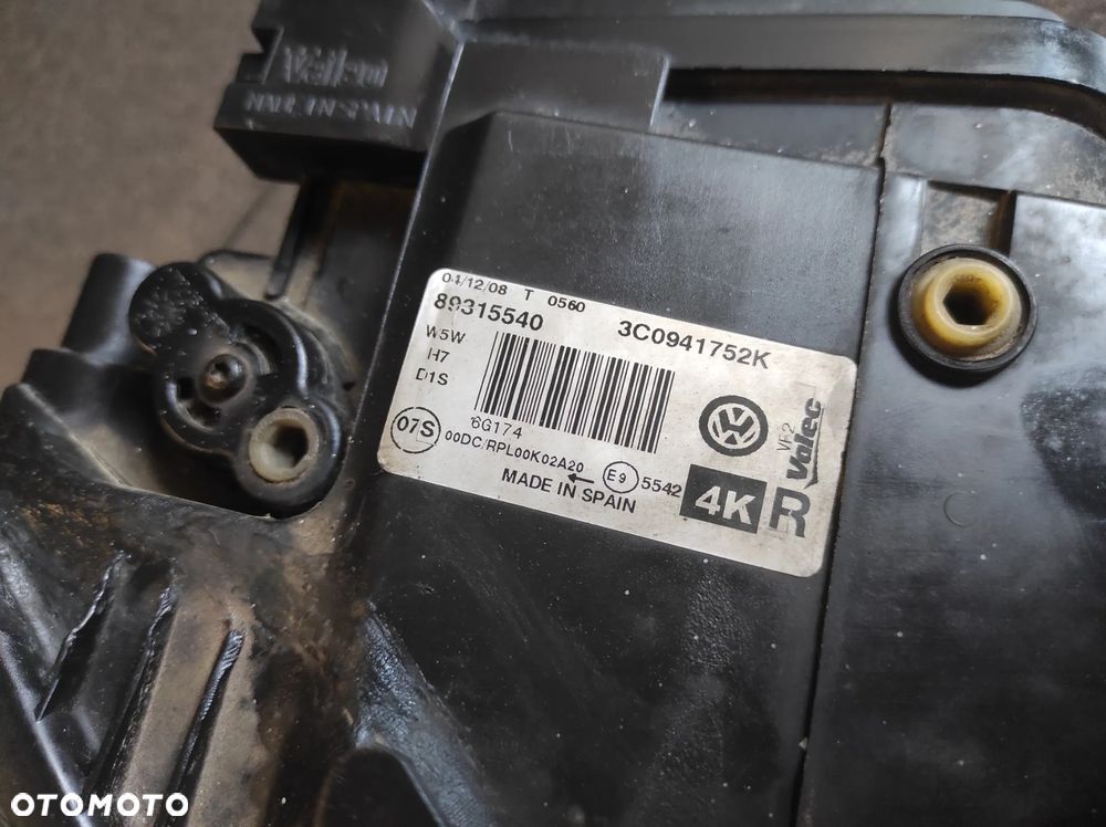 LAMPA PRZEDNIA PRAWA VW PASSAT B6 .131. LIFT BI XENON SKRĘTNY CAŁA OK WYSYŁKA !!! - 6