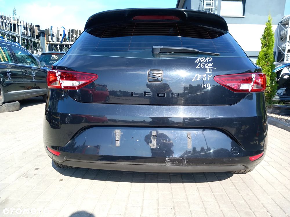 SEAT LEON III ZDERZAK TYLNY TYŁ HB KOLOR: LZ9Y - 1