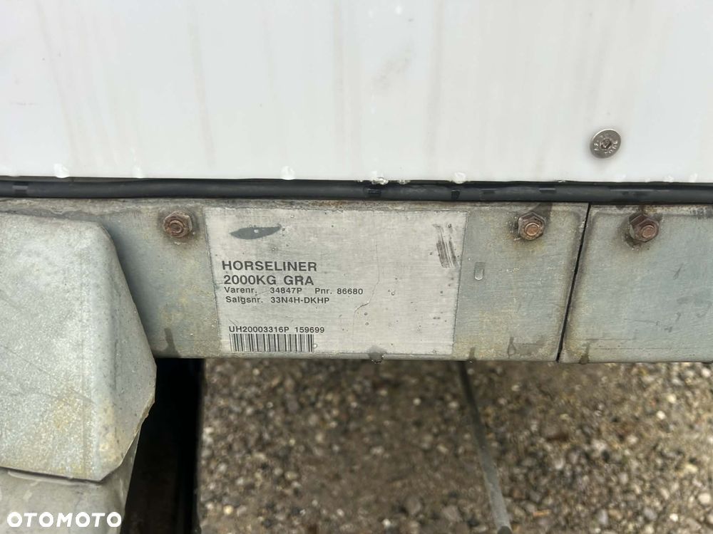 Brenderup 2000 kg do transportu koni 2 konna - 9