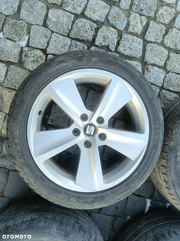 Felgi Aluminiowe 17 Seat Leon 5x112 7,5Jx17 H2 ET51 Skoda VW Audi 5F0601025B - 17