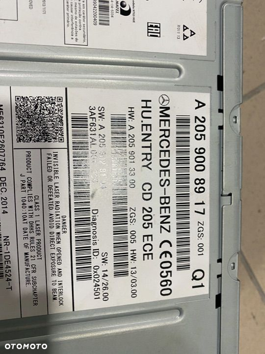 MERCEDES W205 A2059008917 - 2