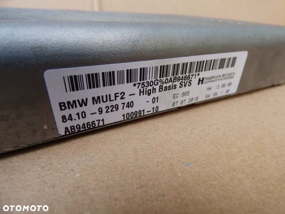 BMW 1 E87 3 E90 5 E60 6 X5 E70 MODUŁ  BLUETOOTH 9172420 - 2
