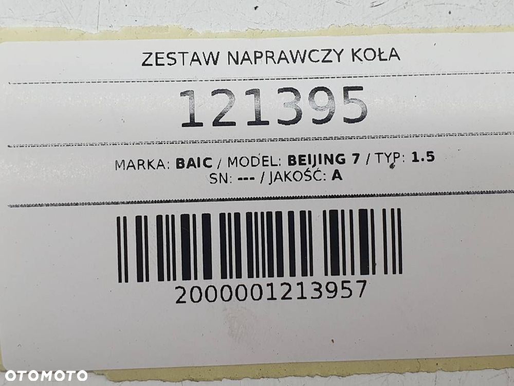 LEWAREK PODNOŚNIK UCHO HAK KLUCZ BAIC BEIJING 7 X7 2024 - 7