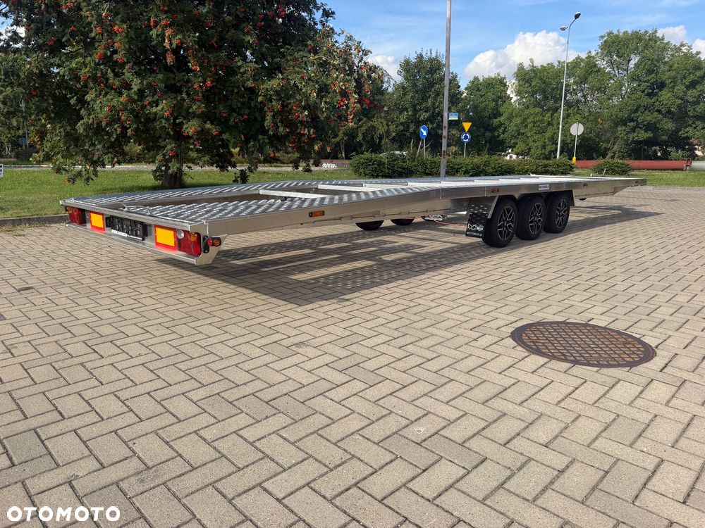 Gala BBG Laweta dwa auta Gala  8535AL raz łamana 8,5x2,05m ALUMINIOWA 3 osie, felgi alu, 670KG WYPRZEDAŻ - 17
