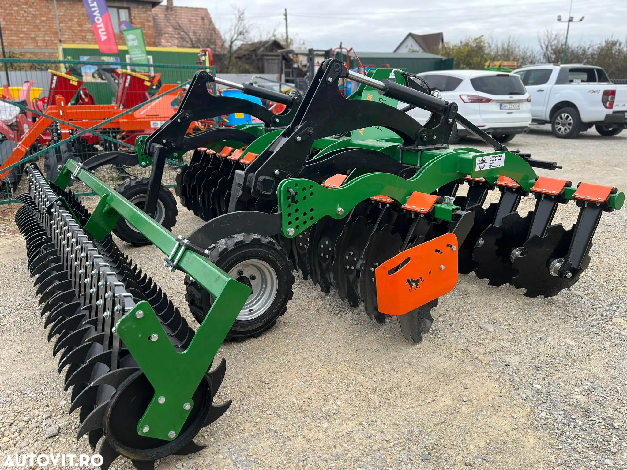 Terraking HummeR Disc cu talere independente TRACTAT PE ROTI - 5