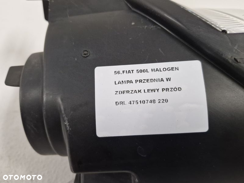FIAT 500L 500 L HALOGEN LEWY PRZÓD LAMPA PRZECIWMGIELNA LEWA PRZEDNIA 47510748 - 6