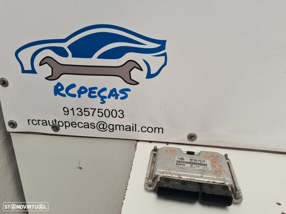 CENTRALINA ECU MOTOR VOLKSWAGEN GOLF IV 4 MK4 1.9 SDI 8V 68CV AQM 038906012DB 0281010373 CADDY BORA SEAT IBIZA II 2 MK2 CORDOBA - 1