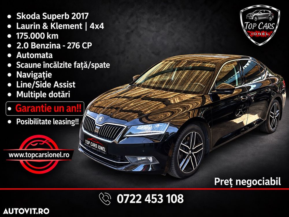 Skoda Superb 2.0 TSI DSG 4X4 Laurin & Klement