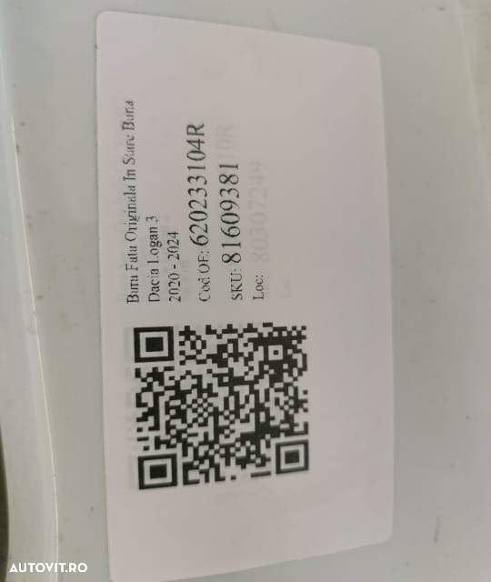 Bara Fata Originala In Stare Buna Dacia - 7