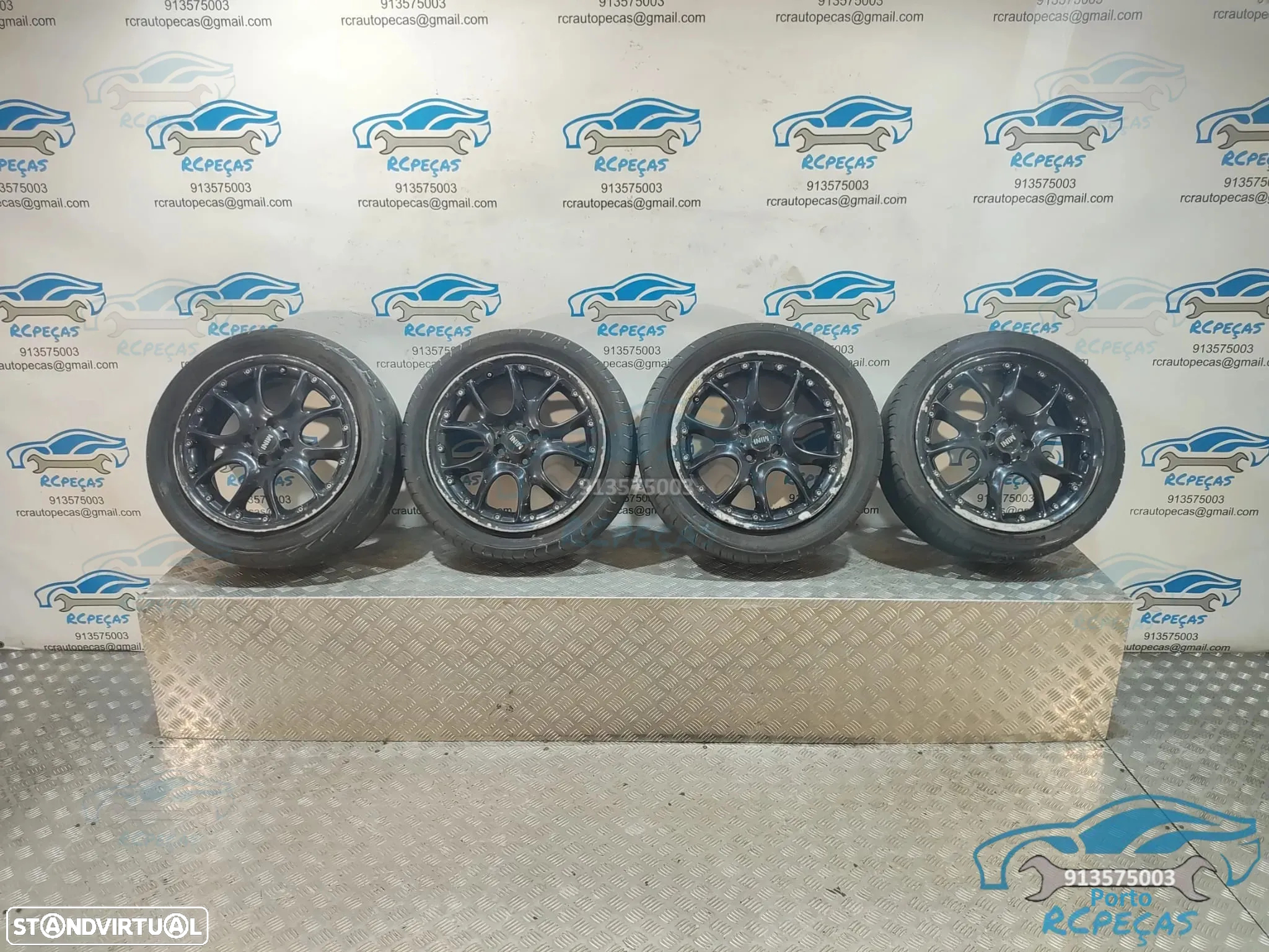 Jantes 17"  Ronal Mini Cooper S - Bi-partidas - 7J | ET48 | 4x100 - Jante | Originais | Cooper | One | John Cooper Works | Cooper SD | Polegadas | Clubman | Cabrio | Coupé | Original | Double Spoke | 36116787710 | 6787710 - 12