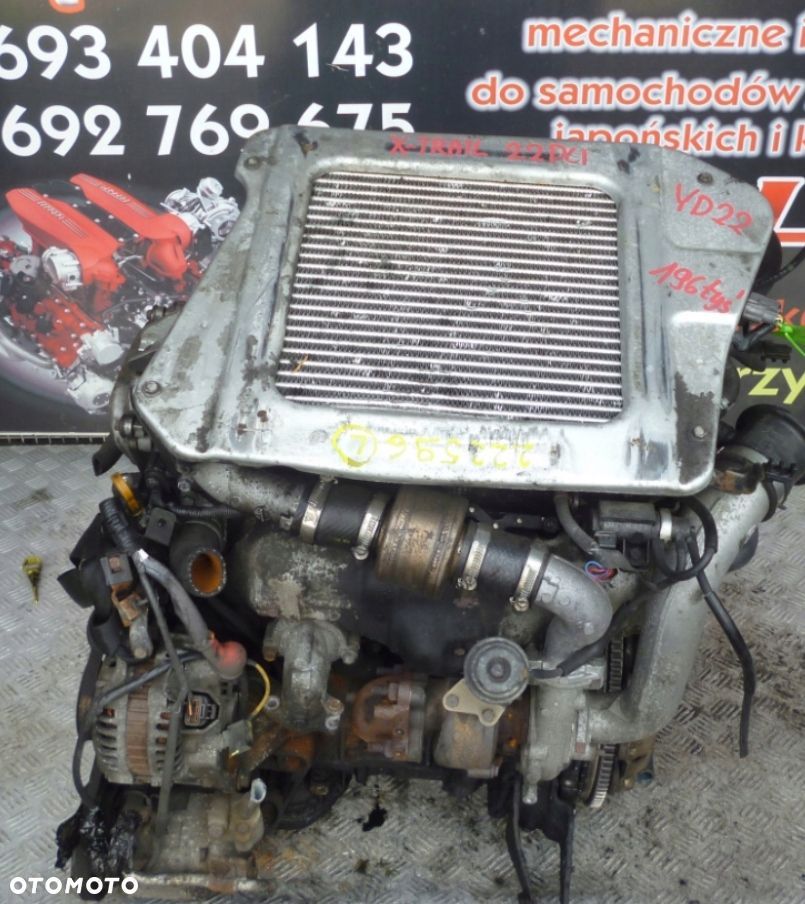 SILNIK NISSAN X-TRAIL 2.2 DCI YD22 196 TYS + ukł paliw