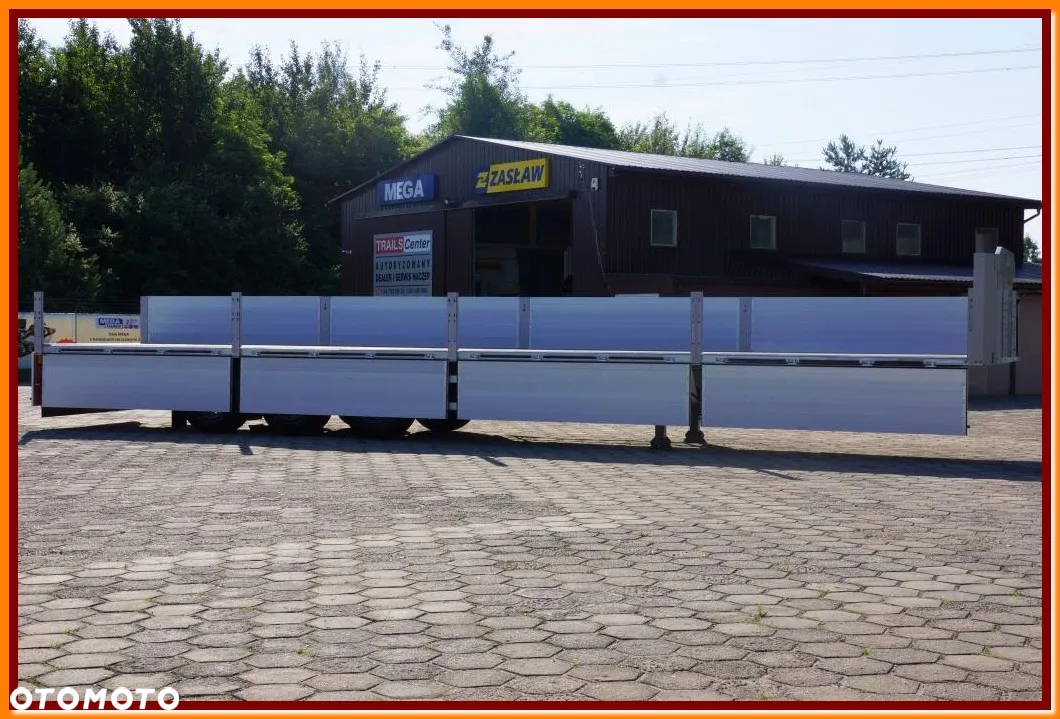 Zaslaw Pokład 13,60 m, MOCNA KRATOWNICA, burty aluminiowe !!! - 18