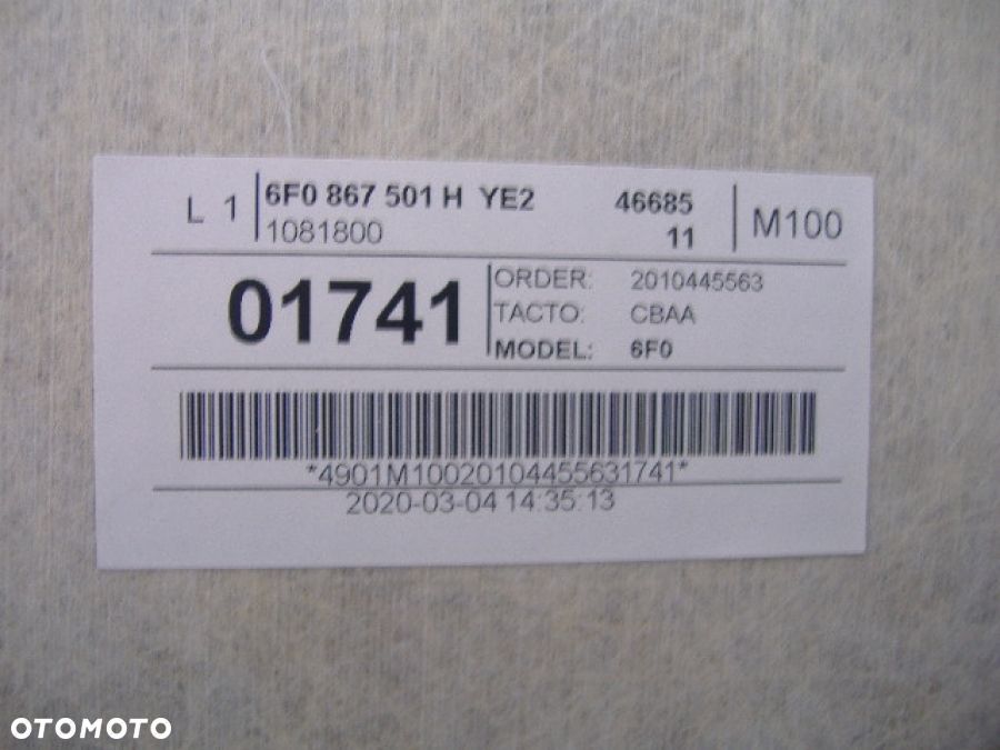 SEAT IBIZA V FR PODSUFITKA SUFIT TAPICERKA czarna - 3