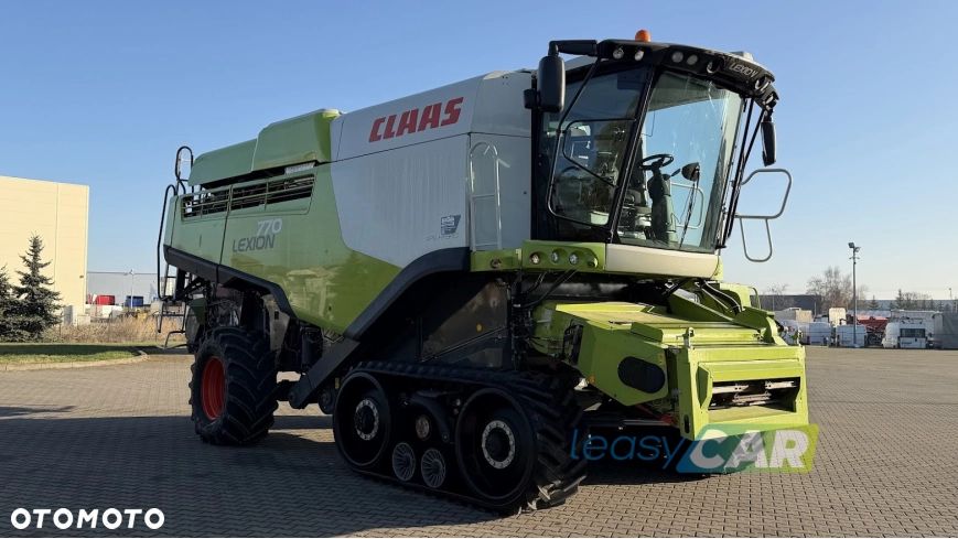 Claas Lexion 770 Terra Trac wyposażony w Header Vario 1230 12,27m - 3
