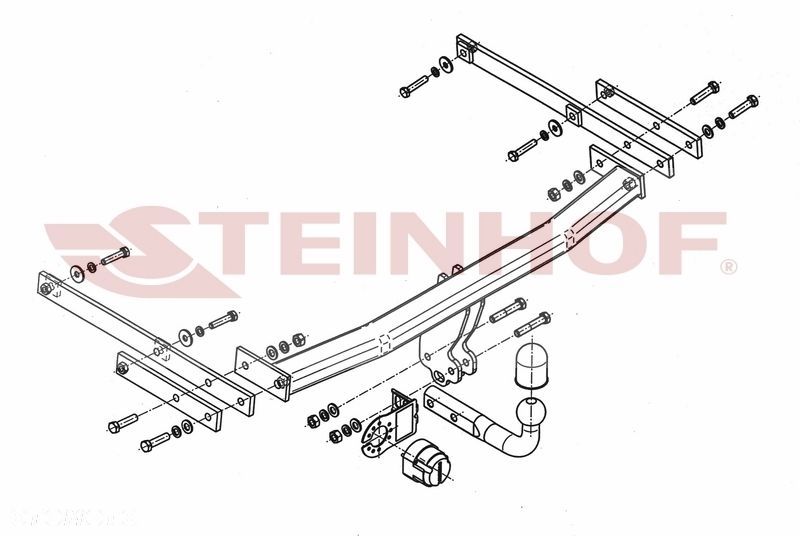 Hak Holowniczy + MODUŁ 7PIN do Renault Latitude od 2010 - 2