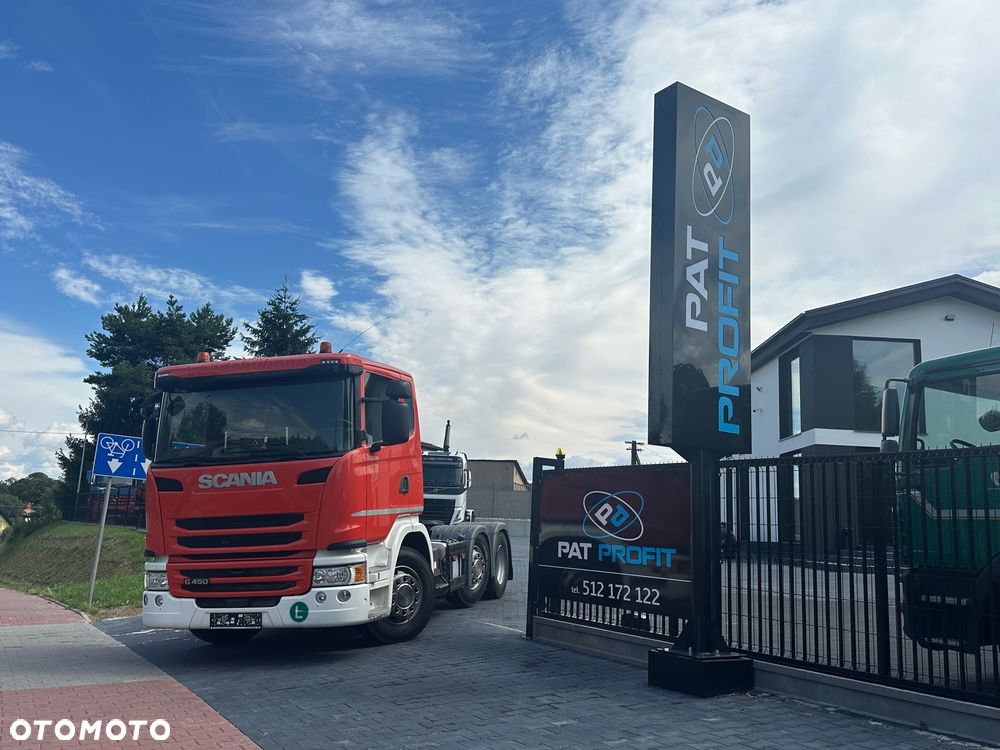 Scania / G450 / 6X2 / PUSHER / Oś-Skrętna-Podnoszona / - 1