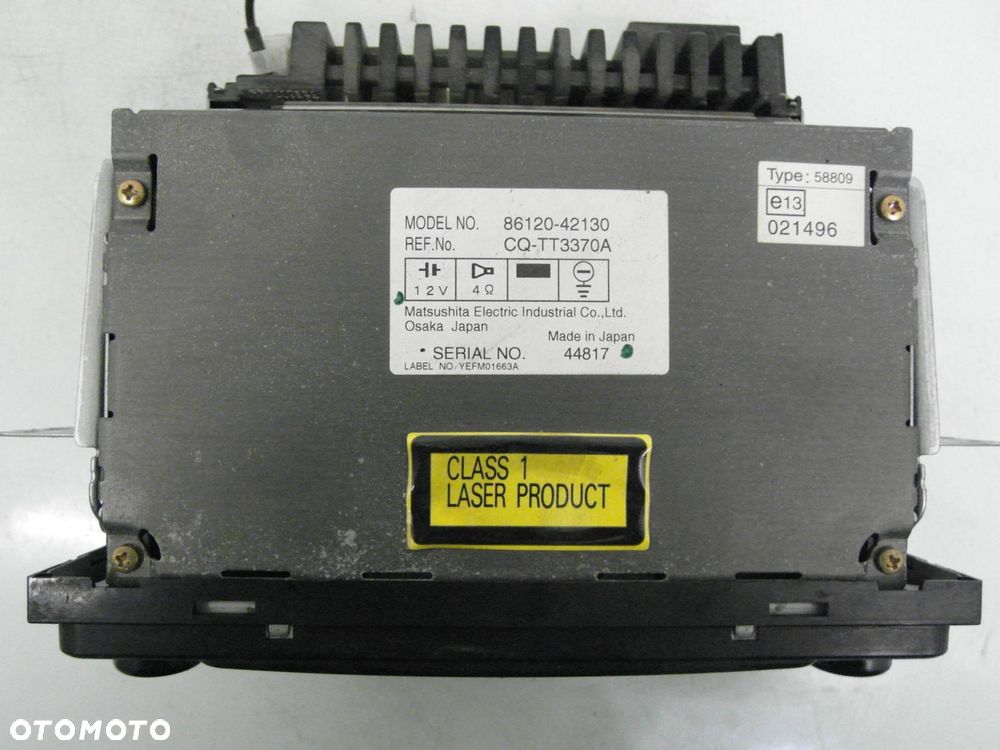 RADIO TOYOTA RAV 4 II 8612042130 CQTT3370A - 11