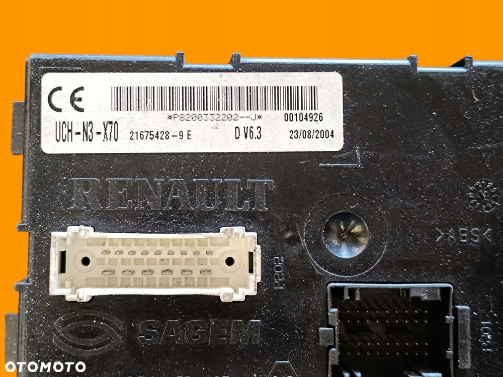 moduł uch-n3 master movano interstar 2.5 dci 03-10 trafic p8200332202--j - 3