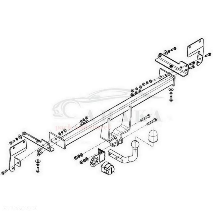 Hak Holowniczy Odkręcany Do Suzuki Swift Sport 2010-2017 - 3