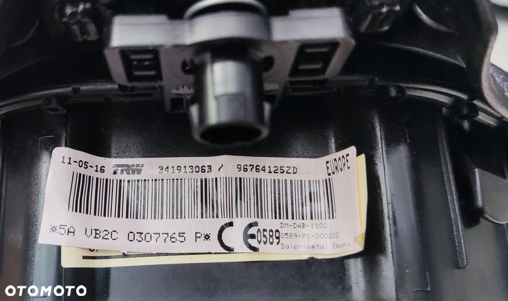 DESKA KONSOLA PODUSZKA PODUSZKI AIR-BAG PASY PEUGEOT 5008 I 2013-2016 LIFT - 5