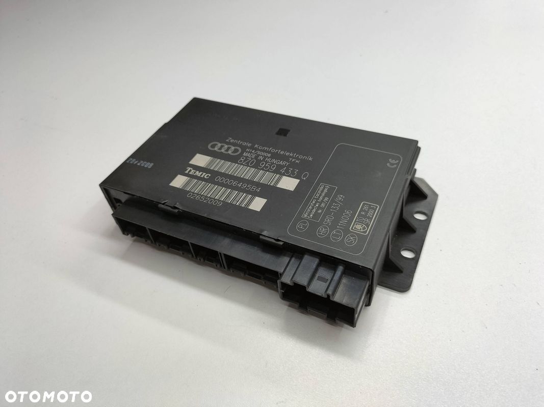 AUDI A2 MODUŁ KOMFORTU STEROWNIK 8Z0959433Q - 1