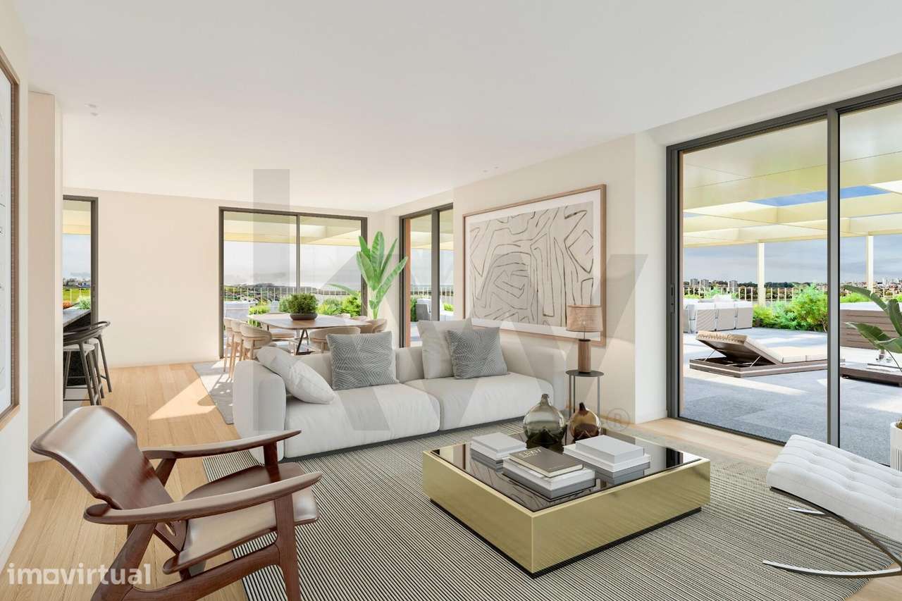 Apartamento T1 ao Rio Douro | Terraço 20 m2 | Empreendimento Marina Do - Grande imagem: 5/19