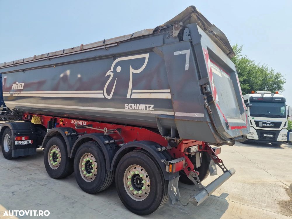 Schmitz Cargobull SKI 8,2, 28mc, basculabila, prelata, picioare sprijin, jante ALUMINIU, bara protectie spate-22900 EUR+Tva, posibilitate leasing, otel HARDOX, prelungire finisor, Carte de identitate, posibilitate leasing-PROMOTIE 22900 Eur+Tva - 14