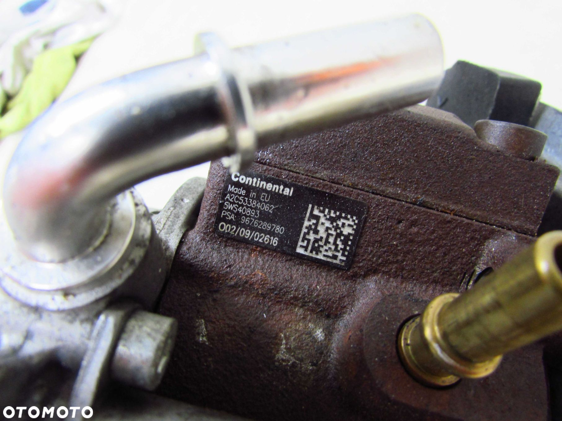 VOLVO S60 II V60 FORD PEUGEOT 1.6 D D2 10- POMPA WTRYSKOWA PALIWA 9676289780 A2C53384062 K06-10 - 6