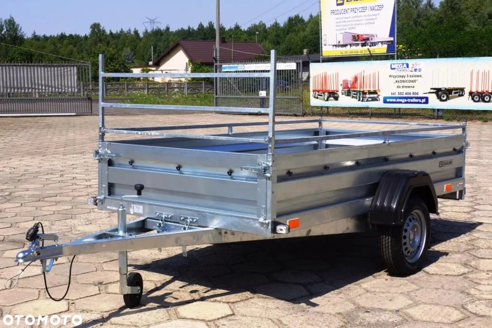 Zaslaw 1 oś, przyczepa prawko B, 750 kg DMC  MOCNA I SOLDNA - 4