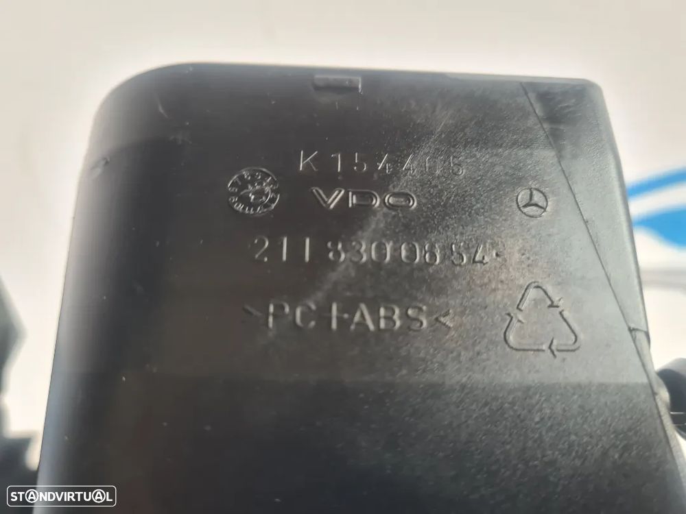 DIFUSOR DIFUSORES AREJADORES GRELHA SOFAGEM SAIDA AR CHAUFAGEM A2118300654 2118300654 MERCEDES BENZ CLASS E W211 E220 CDI 150CV OM646961 646961 - 7