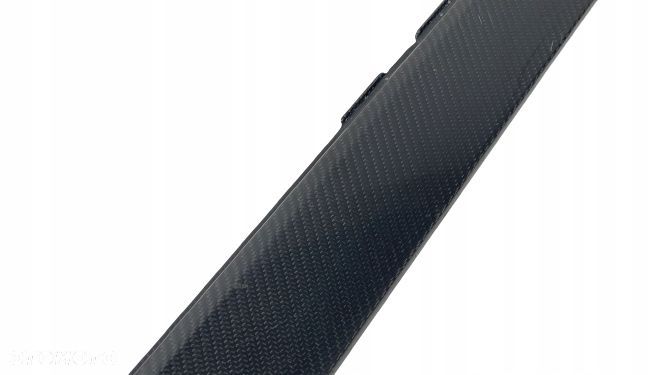 ^ AUDI Q7 II LISTWA CARBON LEWA PRZÓD 4M0853505E - 5