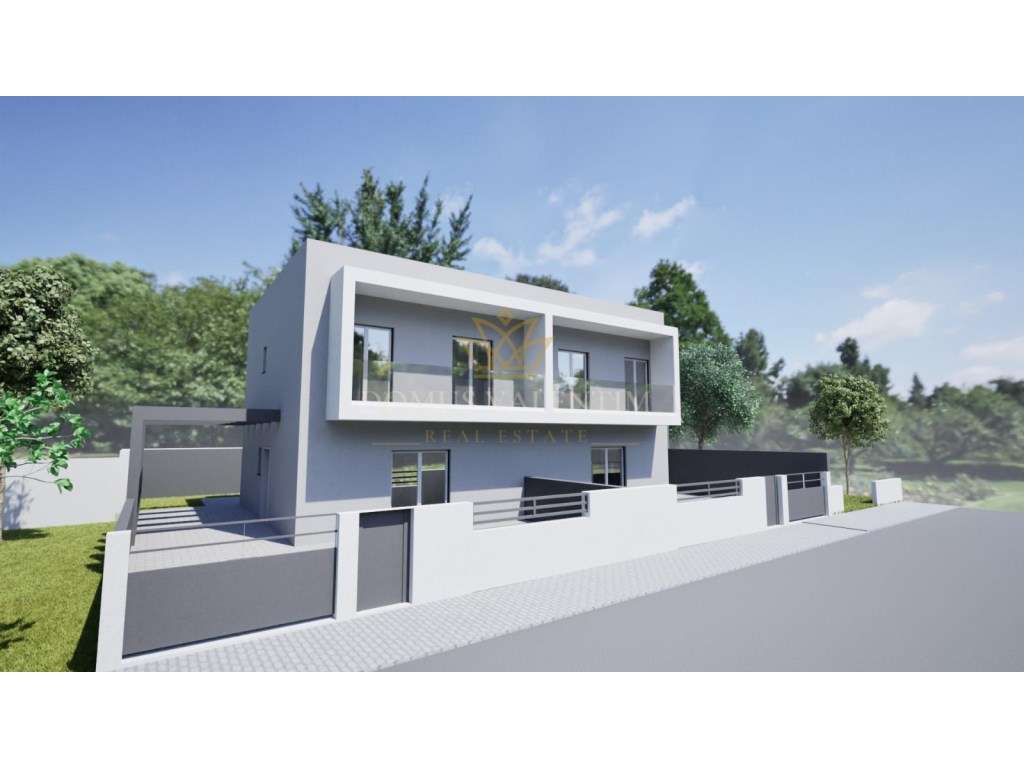 Moradia Geminada (Fracção A) Contemporânea T4 3 WC - Grande imagem: 2/6