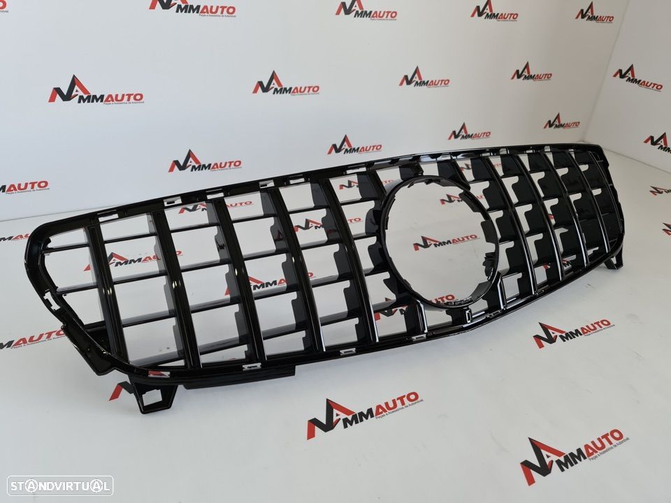 Grelha Frontal Mercedes Classe A W176 Facelift GTR Preto Brilho - 2