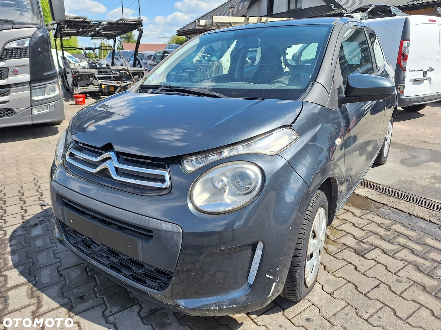 CITROEN C1 II 2 14- PRZÓD ZDERZAK BŁOTNIK MASKA LAMPA LED KTA 1.0 VTI - 2