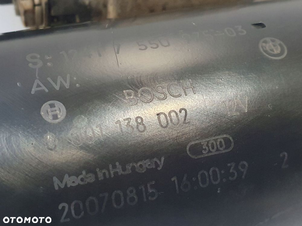 ROZRUSZNIK BMW E46 E90 E87 2.0 i bosch 0001138002 - 2