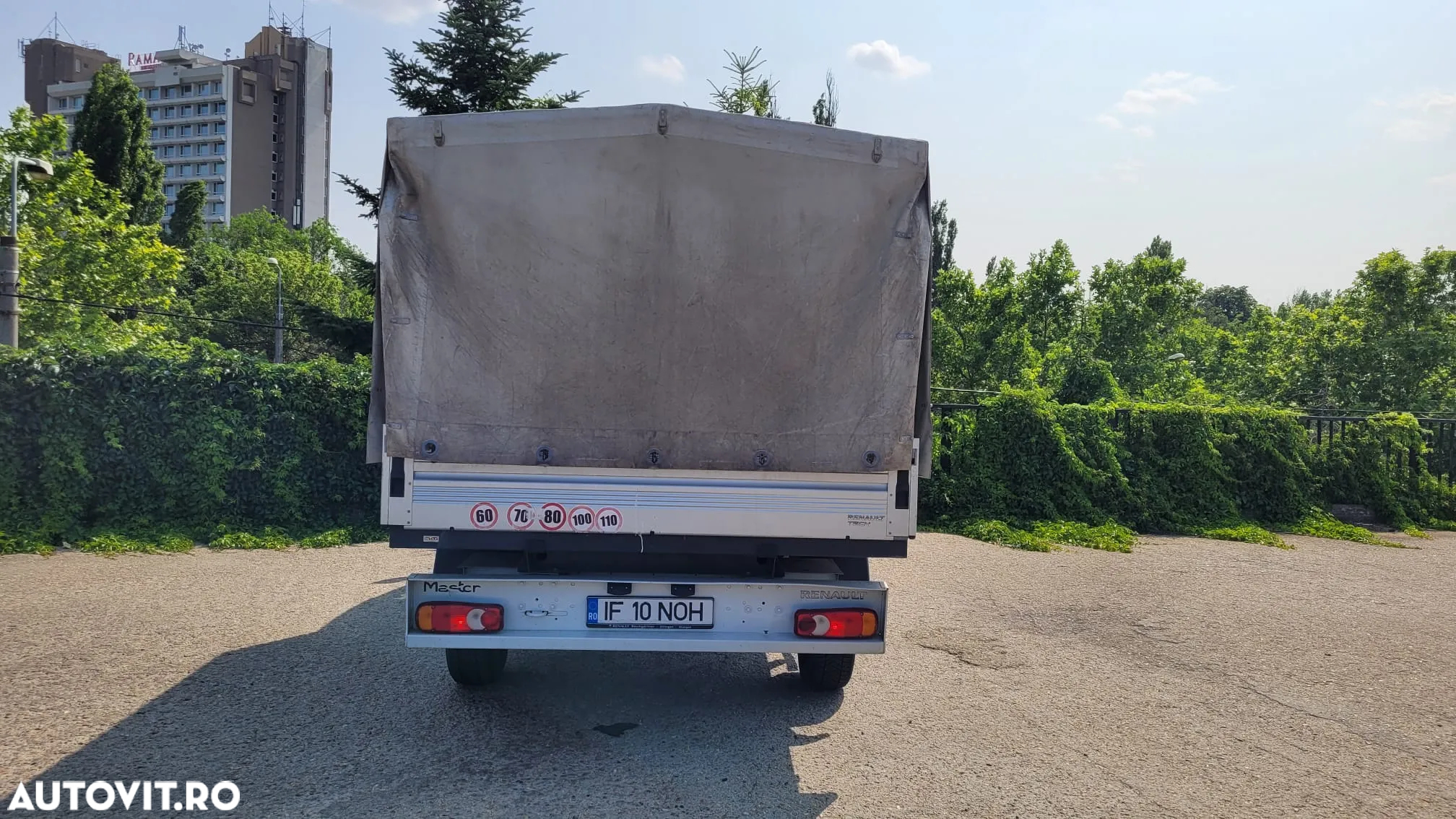 Renault Master 2.3dci,2016, 50.700km,platforma cu prelata! - 6