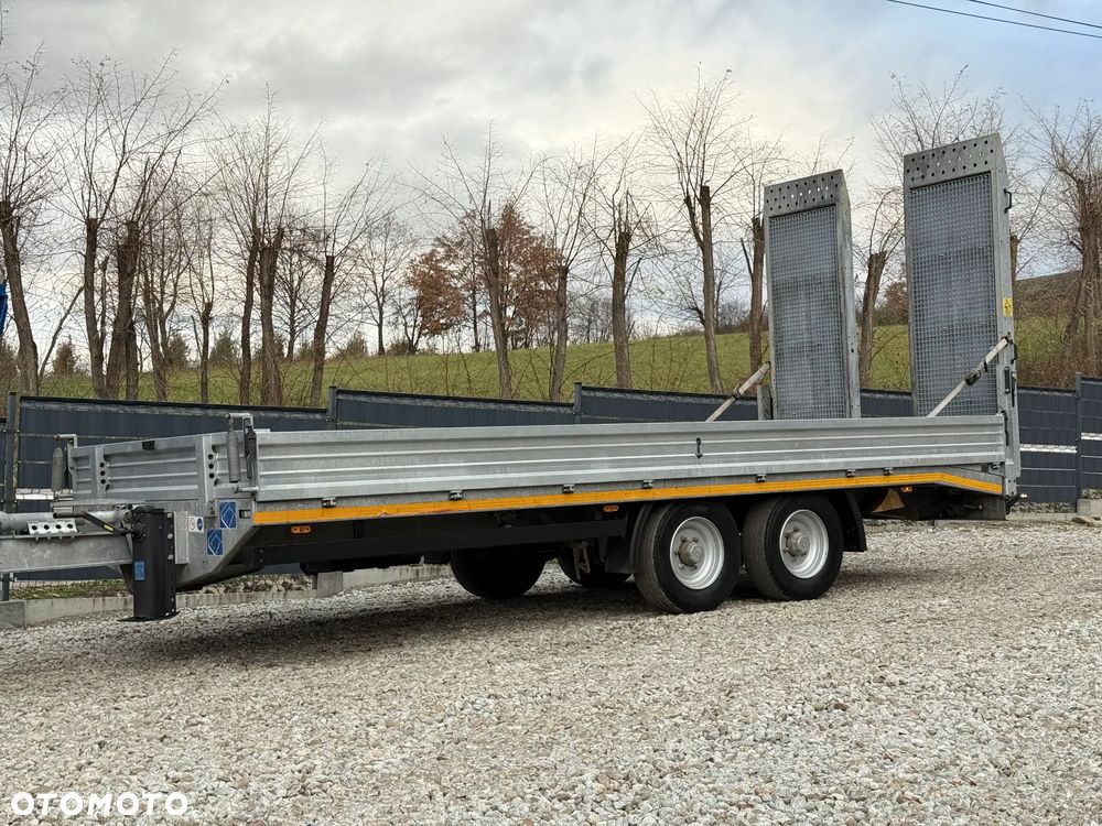 Schwarzmuller * Przyczepa do Przewozu Maszyn Koparek * Schwarzmuller Moslein * Najazdy * Jak NOWA - 15