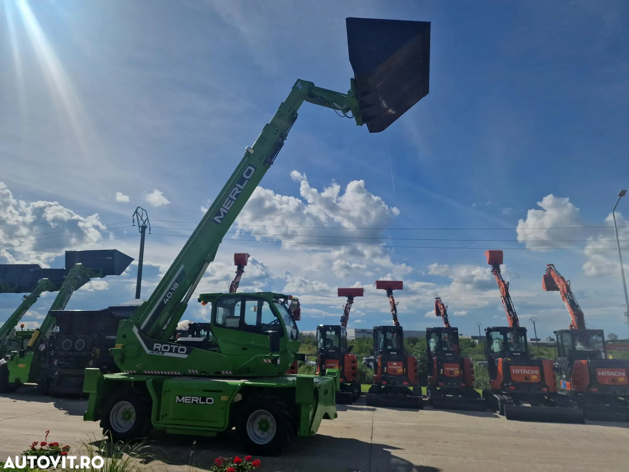 Merlo ROTO la 18m, Furci, cupa, AC, Cupla rapida, posibilitate leasing 5 ani, garantie 2 ani, nefolosit, produs in Italia-PROMOTIE 163.000 EUR+Tva - 16