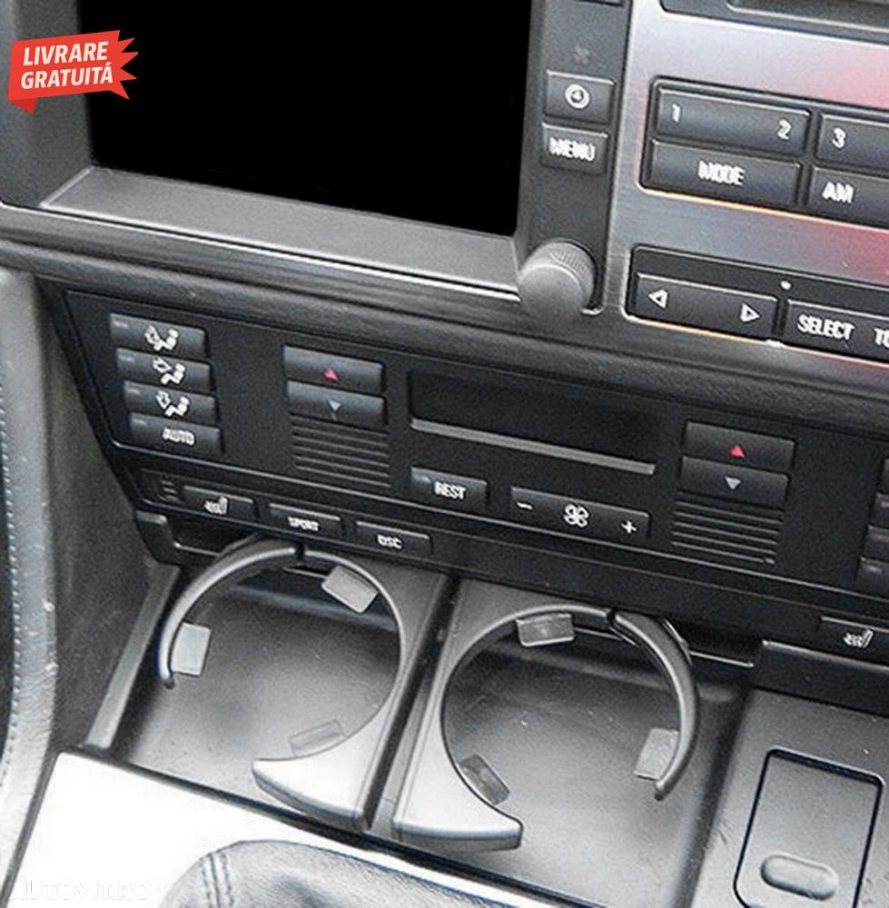 Suport Pahare BMW 5 Sedan Touring E39 RHD (1995-2004) Volan pe Dreapta Negru- livrare gratuita - 8