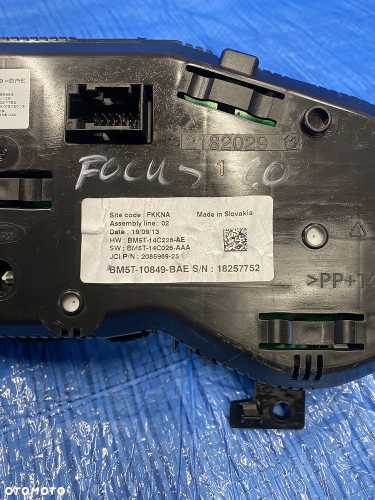 LICZNIK LICZNIKI ZEGARY PRĘDKOŚCIOMIERZ EUROPA FORD FOCUS MK3 1.0ECOBOOST MANUAL  BM5T10849BAE BM5T-10849-BAE - 6