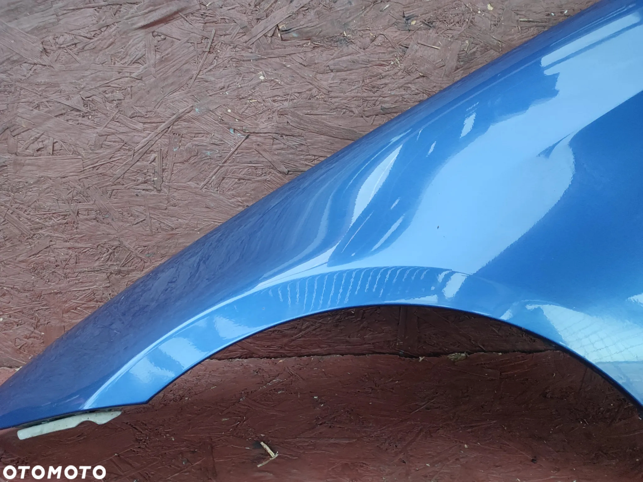 BMW E90 / E91 / E91LCI / E90 LCI ORYGINALNY PRZEDNI BŁOTNIK LEWY PEZEDNI W KOLORZE  W LE MANS BLAU METALIC 381 O NR.   41 35 7 135 679 OEM W DOBRYM STANIE - 4