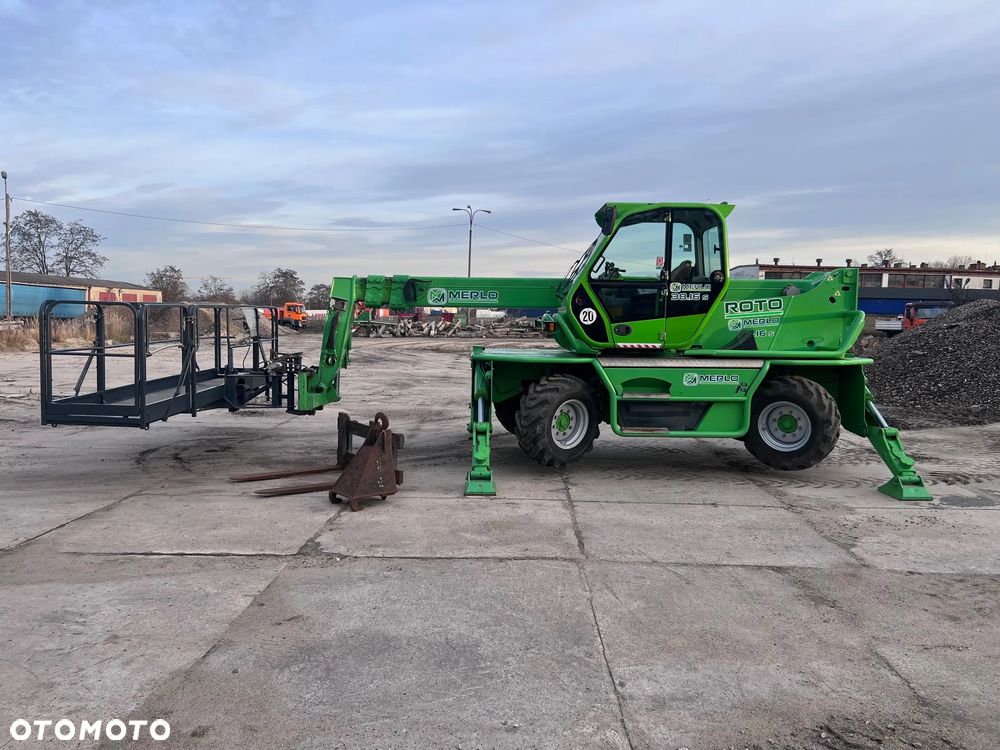 Merlo ROTO 38.16S 4400MTH ZESTAW KOSZ 800KG! PILOT WIDŁY DŹWIG CERTYFIKAT CE BEZ DPF! - 2