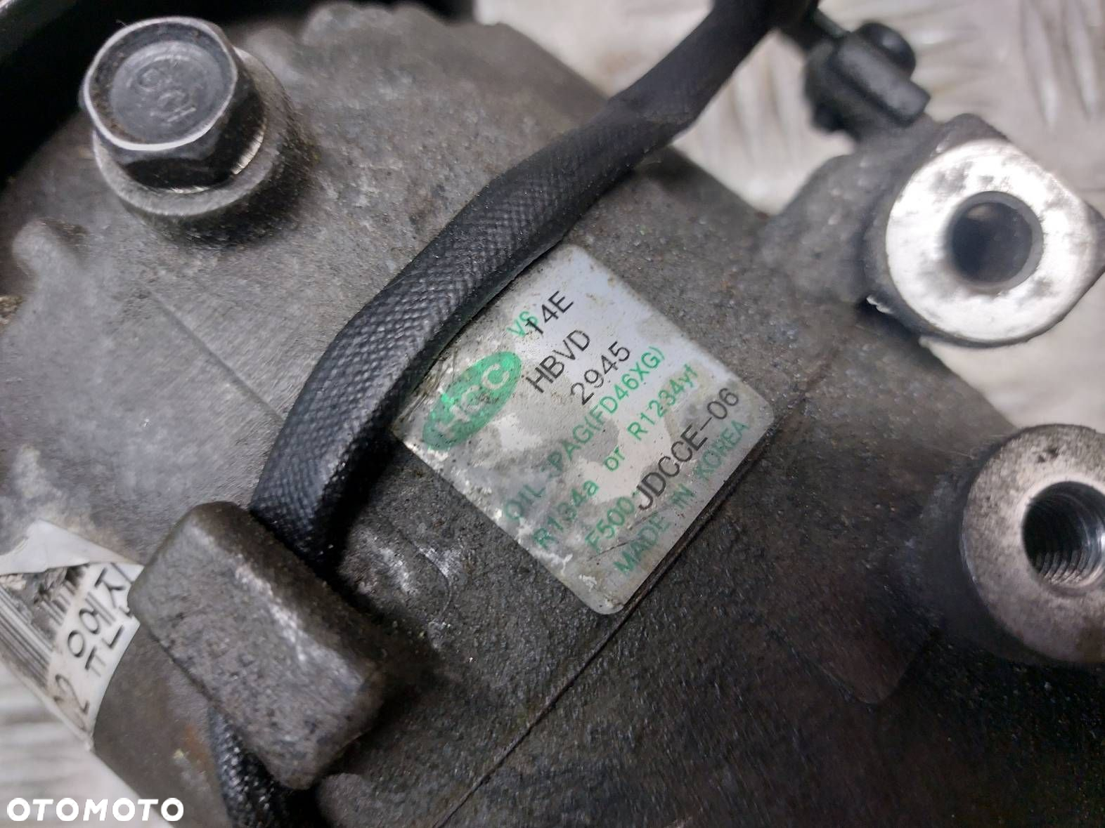 SPRĘŻARKA KOMPRESOR KLIMATYZACJI USZKODZONY KIA CEED II 1.6 CRDI - 4