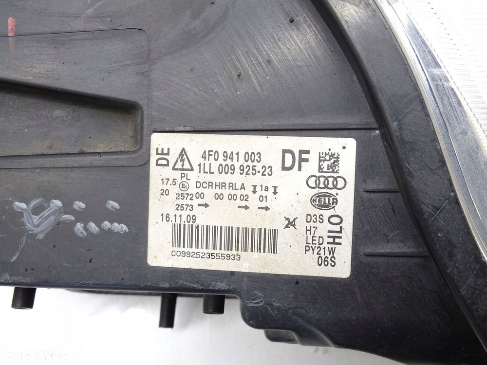 LAMPA XENON LED LEWY PRZÓD A6 C6 LIFT 4F0941003DF - 6